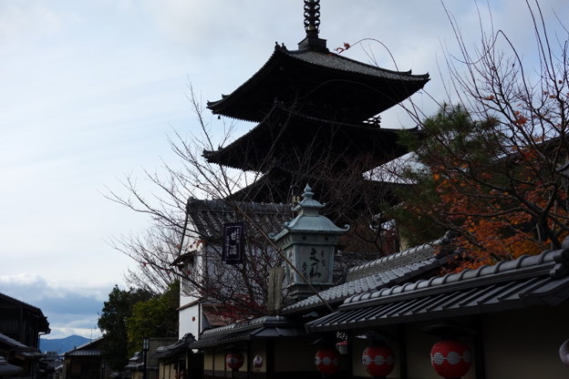 八坂の塔、残秋風景2!2014
