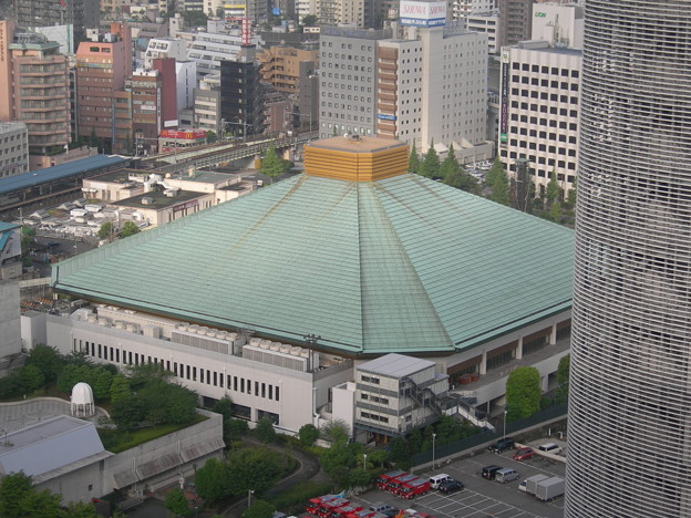 両国国技館 第一ホテル両国 和食レストランさくらより撮影 写真共有サイト フォト蔵