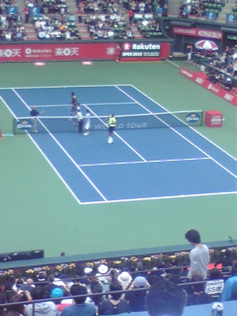 ジャパンオープンテニス2010コイントス