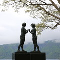 140518-14東北ツーリング・十和田湖・乙女の像