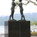 140518-17東北ツーリング・十和田湖・乙女の像