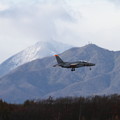 Photos: T-4と初冠雪の 恵庭岳