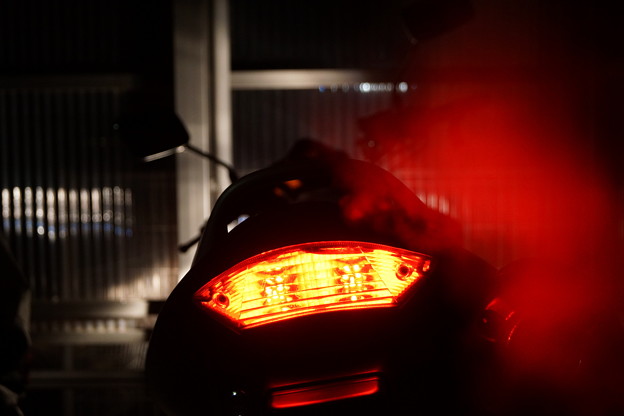 HORNET600@LEDブレーキON