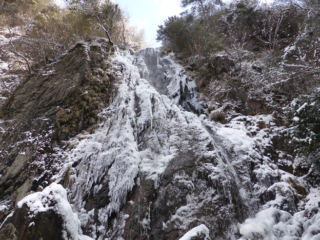 扁妙の滝　氷瀑