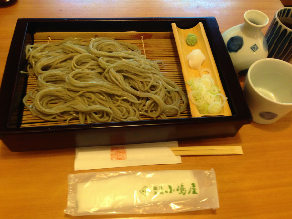 季節限定の「五男坊へぎそば」