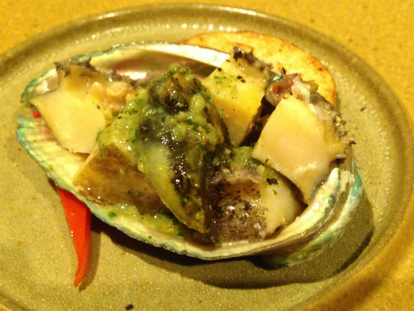 美味しいアワビ