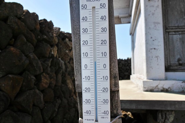 ２９． 10：29 刈田嶺神社付近の外気温は６℃！