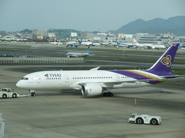 タイ国際　B787-8　HS-TQB　　１