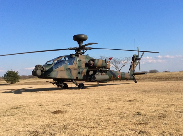 1月11日 陸上自衛隊習志野駐屯地 AH-64Dアッパッチ
